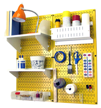 Craft &amp; Hobby Pegboard Organizer Kit - Pegboard With Accessories
