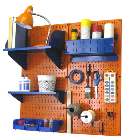 Craft &amp; Hobby Pegboard Organizer Kit - Pegboard With Accessories