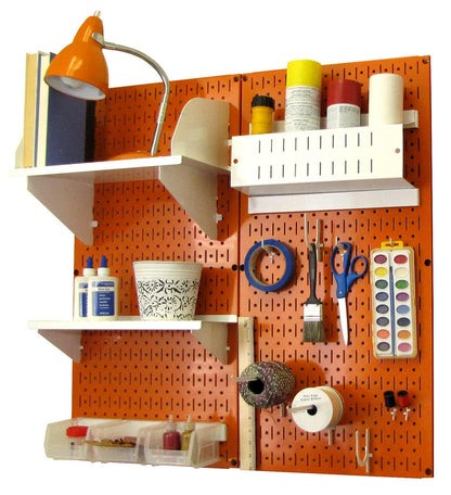 Craft &amp; Hobby Pegboard Organizer Kit - Pegboard With Accessories