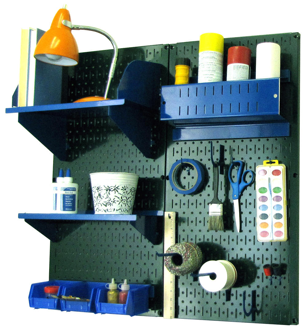 Craft &amp; Hobby Pegboard Organizer Kit - Pegboard With Accessories