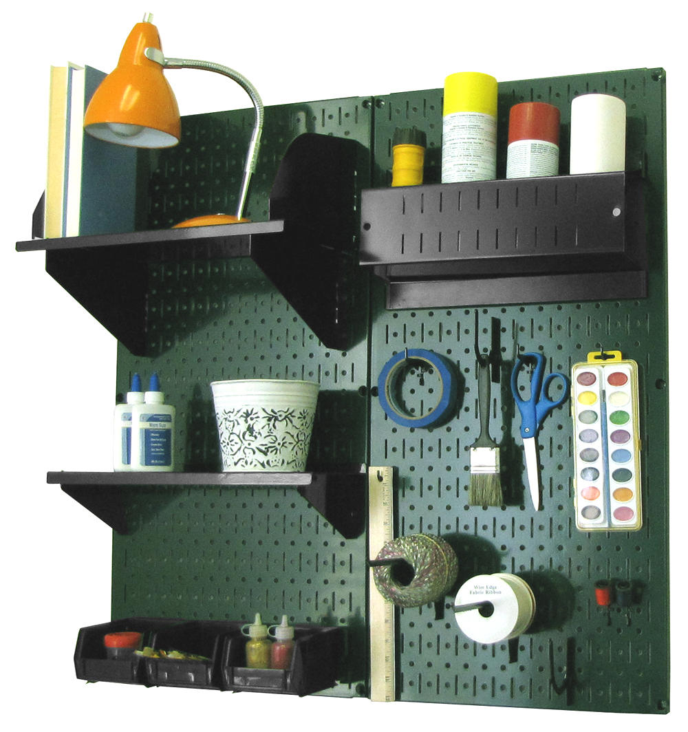 Craft &amp; Hobby Pegboard Organizer Kit - Pegboard With Accessories