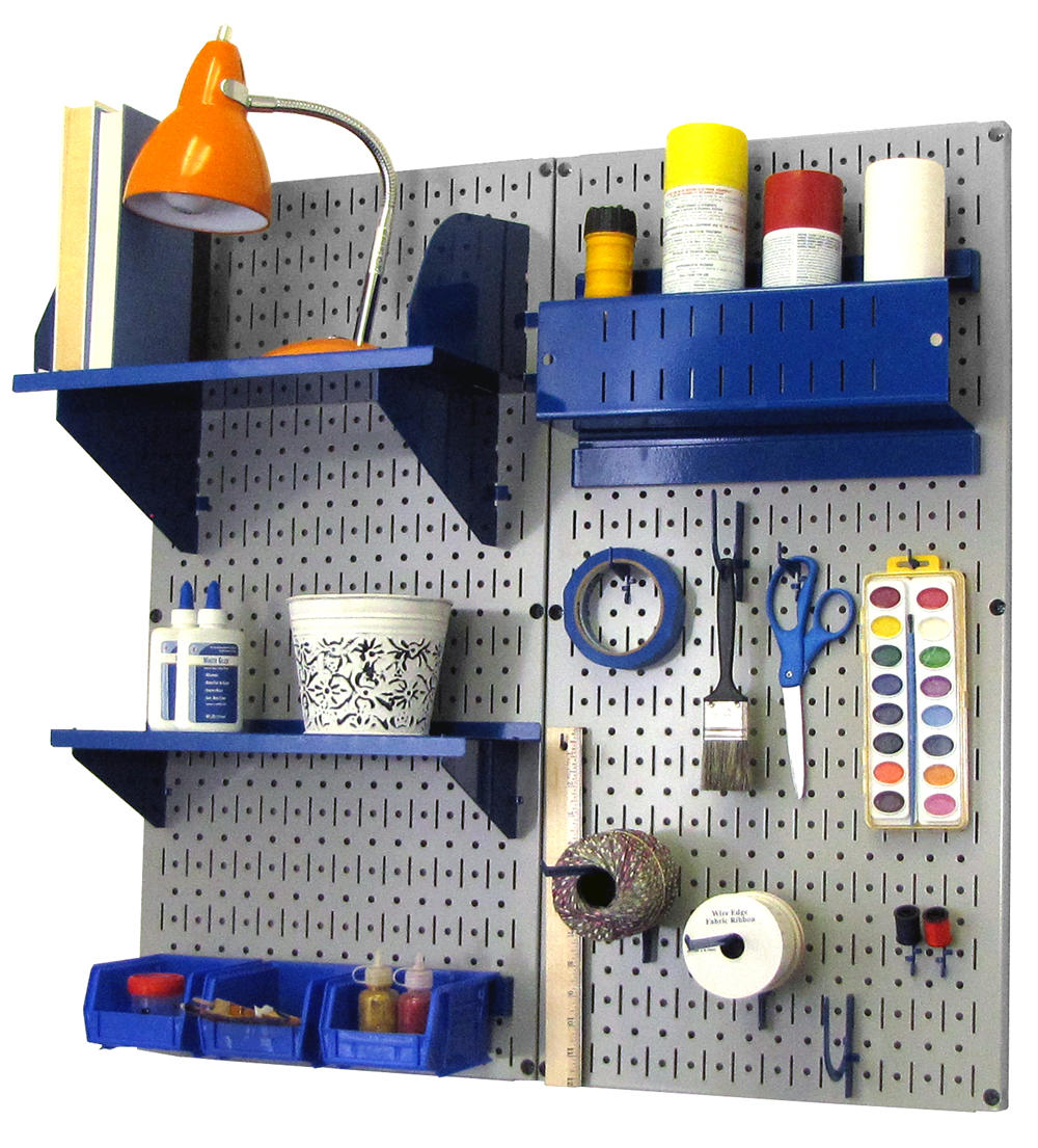 Craft &amp; Hobby Pegboard Organizer Kit - Pegboard With Accessories