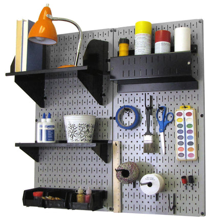 Craft &amp; Hobby Pegboard Organizer Kit - Pegboard With Accessories