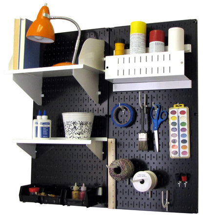 Craft &amp; Hobby Pegboard Organizer Kit - Pegboard With Accessories
