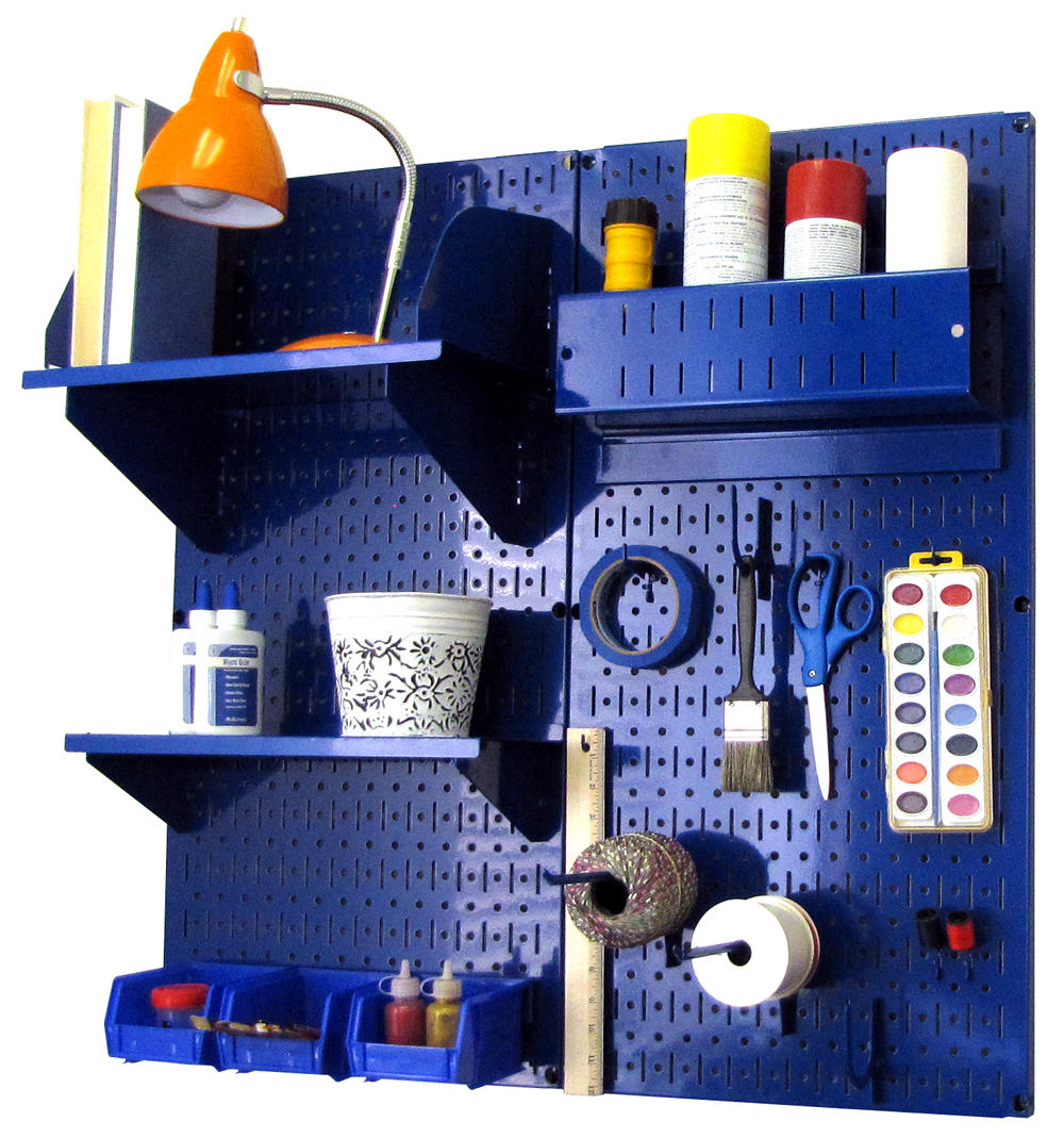Craft &amp; Hobby Pegboard Organizer Kit - Pegboard With Accessories