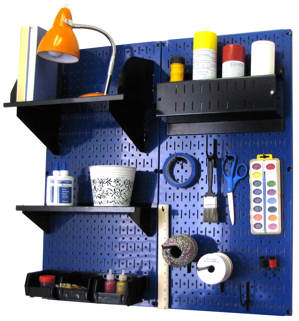 Craft &amp; Hobby Pegboard Organizer Kit - Pegboard With Accessories