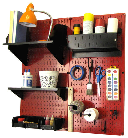 Craft &amp; Hobby Pegboard Organizer Kit - Pegboard With Accessories