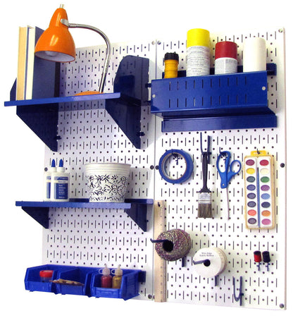 Craft &amp; Hobby Pegboard Organizer Kit - Pegboard With Accessories