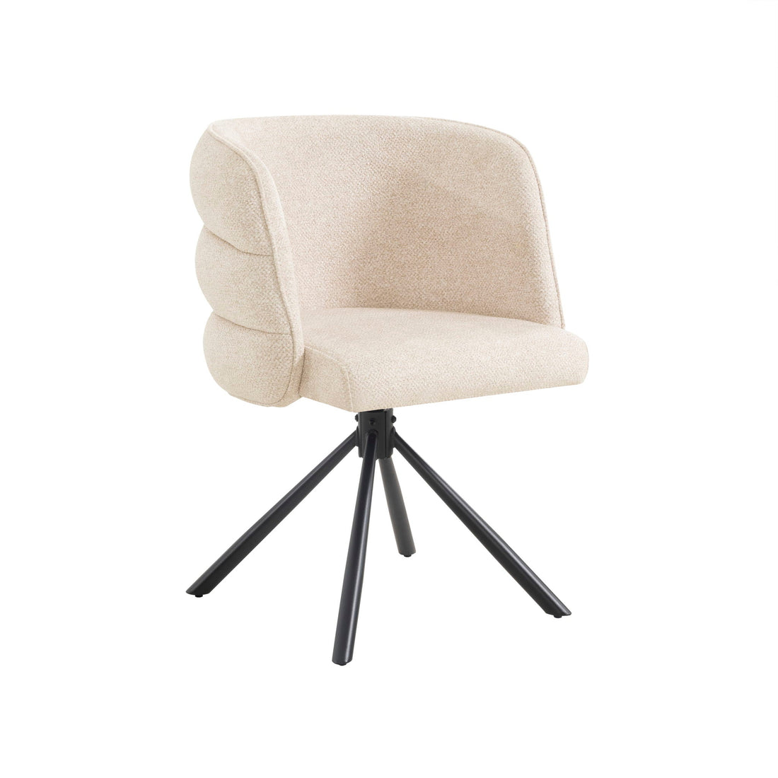 270 Degree Swivel Upholstered Desk Chairs (Set of 2)