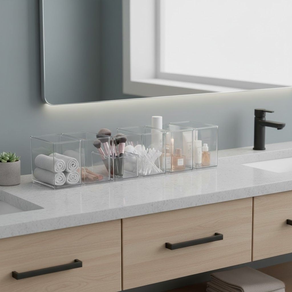 Clear Multi Use Bins