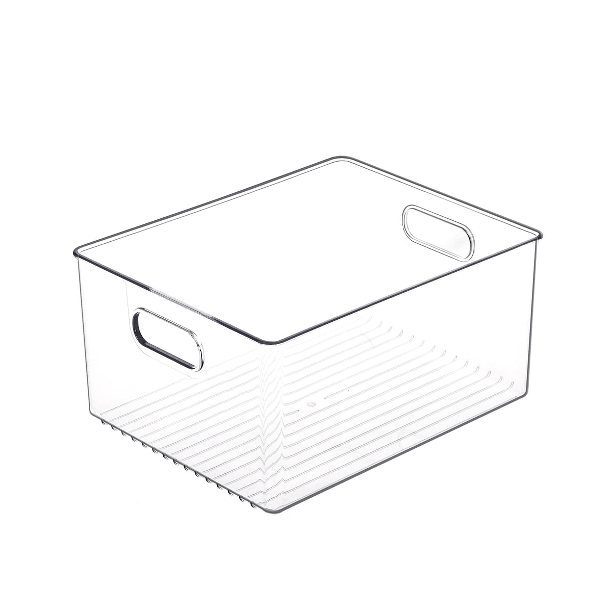 Clear Fridge and Pantry Storage Bins