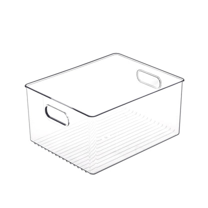 Clear Fridge and Pantry Storage Bins