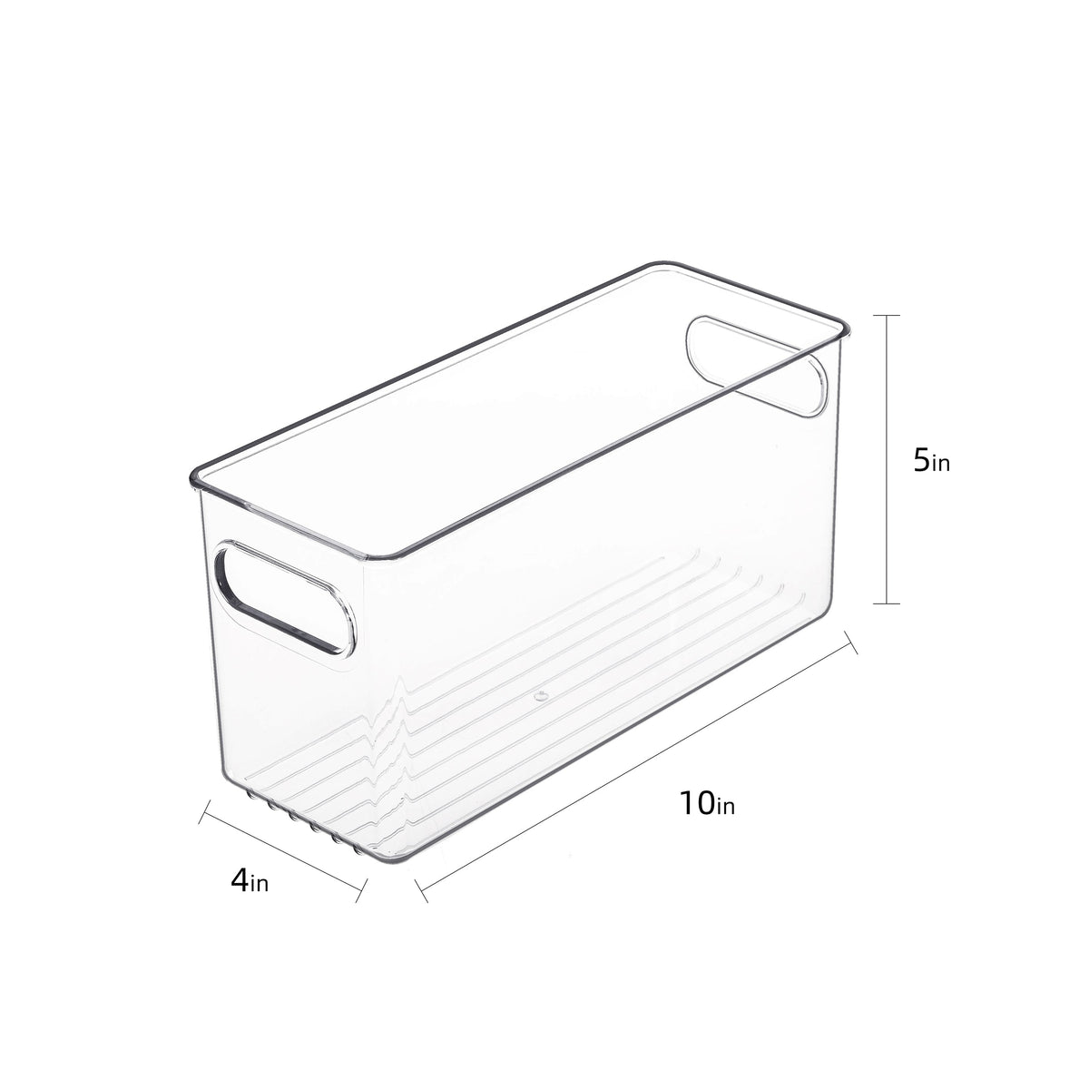 Clear Fridge and Pantry Storage Bins