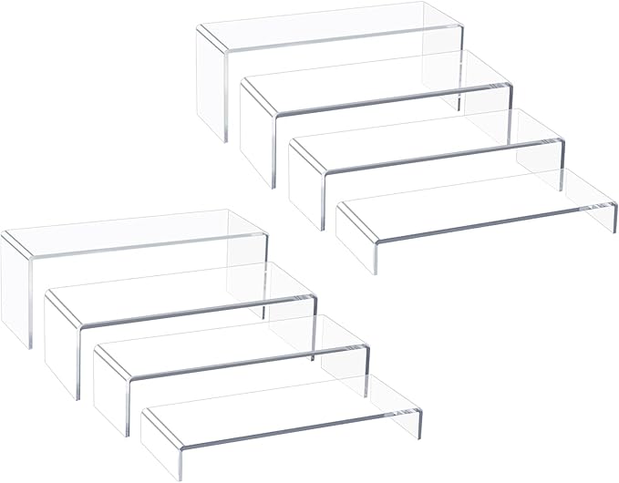 Acrylic Display Risers,12&