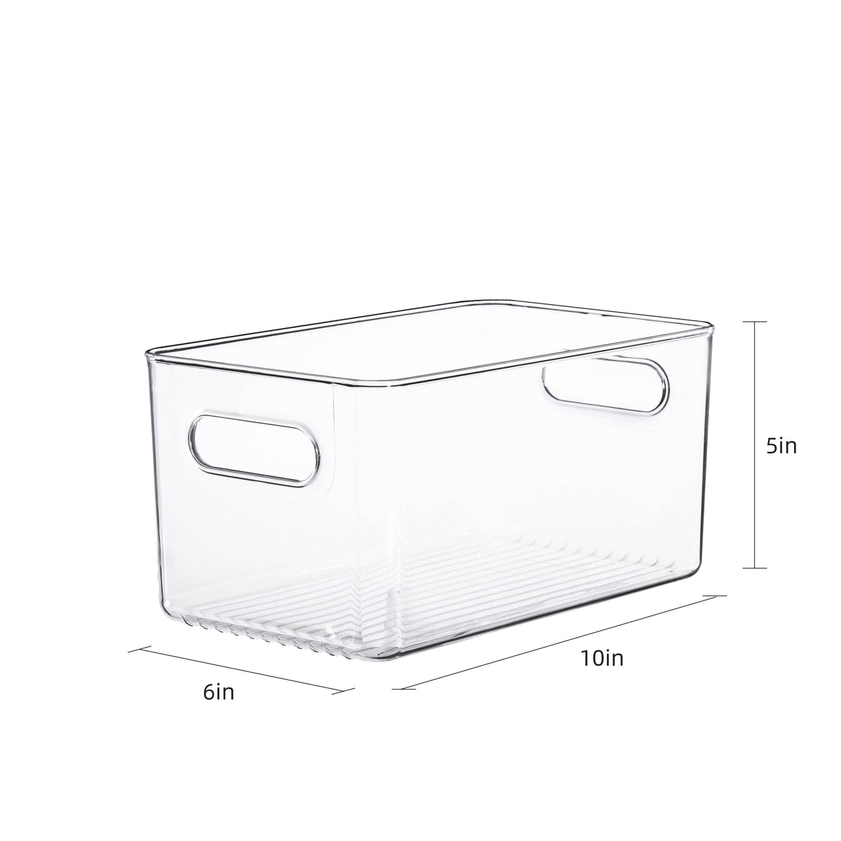 Clear Fridge and Pantry Storage Bins