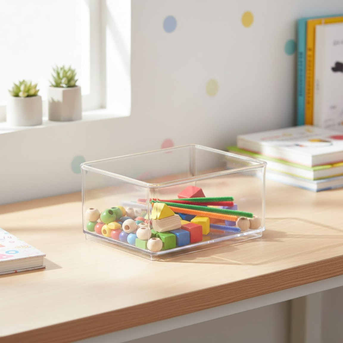Clear Multi Use Bins