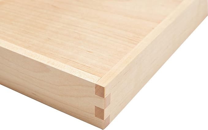 pandapark Wood Organizer Tray,Black Walnut,Desk &amp; Drawer Storage Box (Maple Master)