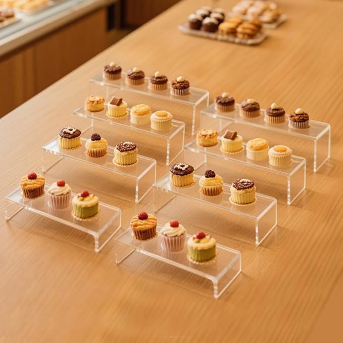 Acrylic Display Risers,12&