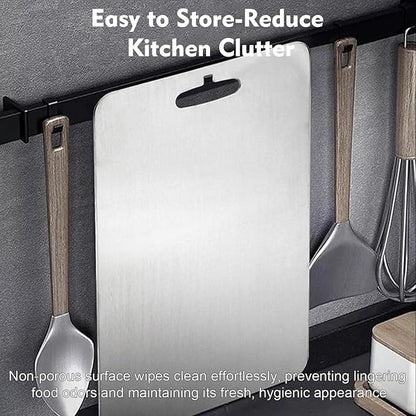 Titanium Cutting Board - 2 pack Titanium Cutting Boards for Kitchen,Double Sided Titanium Cutting Mat,Non Stick Chopping Board Easy to Clean（11.81 * 17.91in）