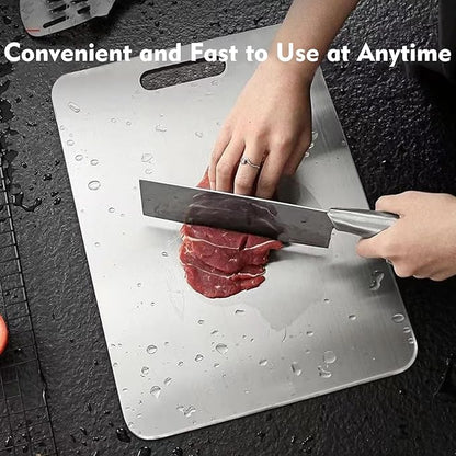 Titanium Cutting Board - 2 pack Titanium Cutting Boards for Kitchen,Double Sided Titanium Cutting Mat,Non Stick Chopping Board Easy to Clean（11.81 * 17.91in）