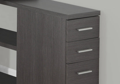 L-Shape Computer Desk with Storage Drawers