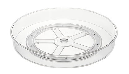 Clear Lazy Susan Turntable Rotates 360°