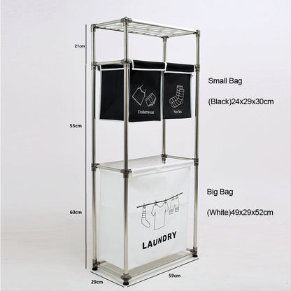 Laundry Hamper 3 Tier Laundry Sorter