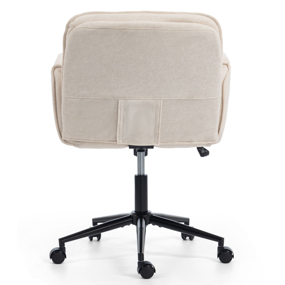 Criss Cross Swivel Desk Chair With Adjustable Armrests &amp; Wheels For Home Office