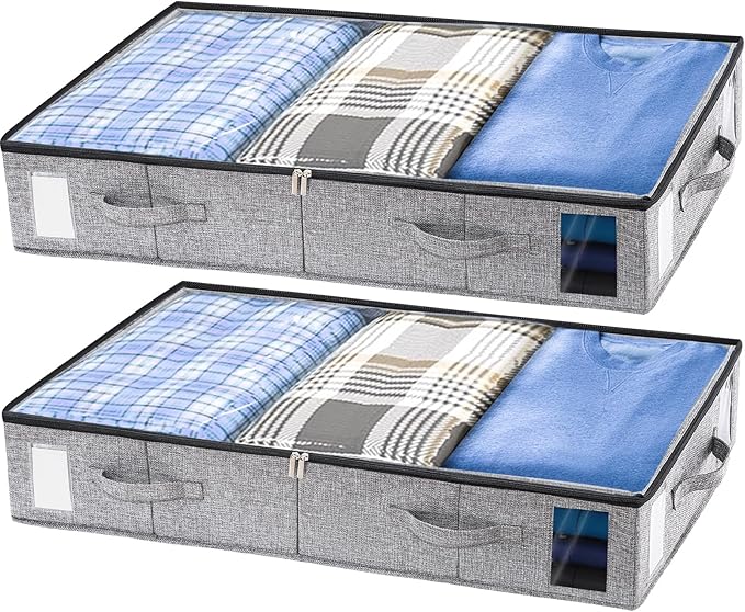 combocube Stackable Under-Bed Storage Containers – 2 Pack