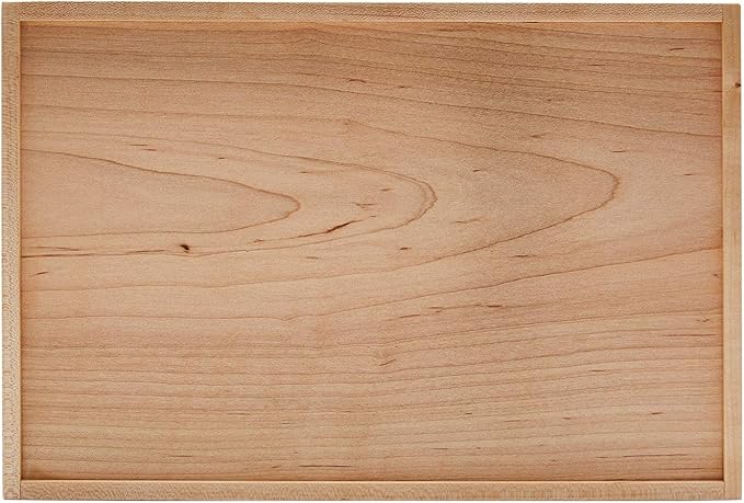 pandapark Wood Organizer Tray,Black Walnut,Desk &amp; Drawer Storage Box (Maple Master)