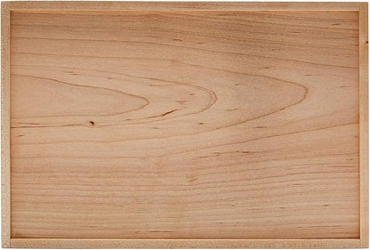 pandapark Wood Organizer Tray,Black Walnut,Desk &amp; Drawer Storage Box (Maple Master)