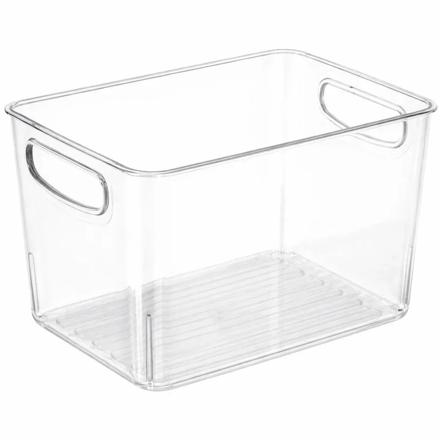 Clear Fridge and Pantry Storage Bins