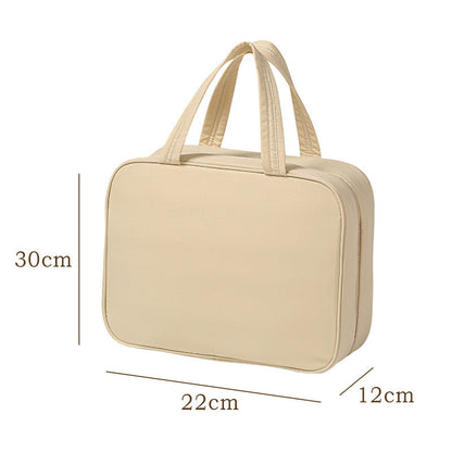 Hanging Travel Toiletry Bag - Large Capacity Makeup Organizer with Multiple Compartments