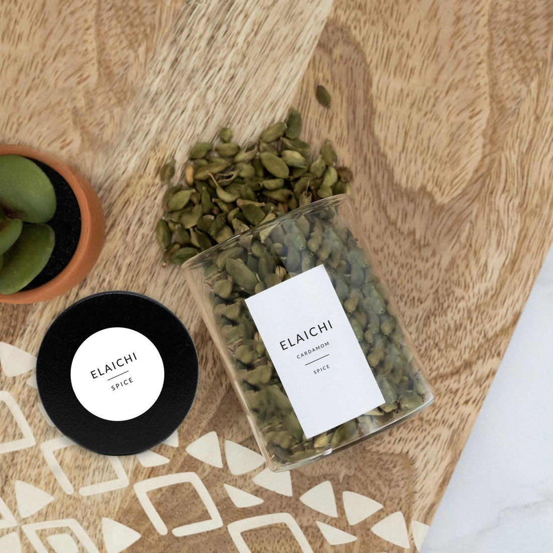 96 South Asian Spice Jar Stickers - Savvy &amp; Sorted