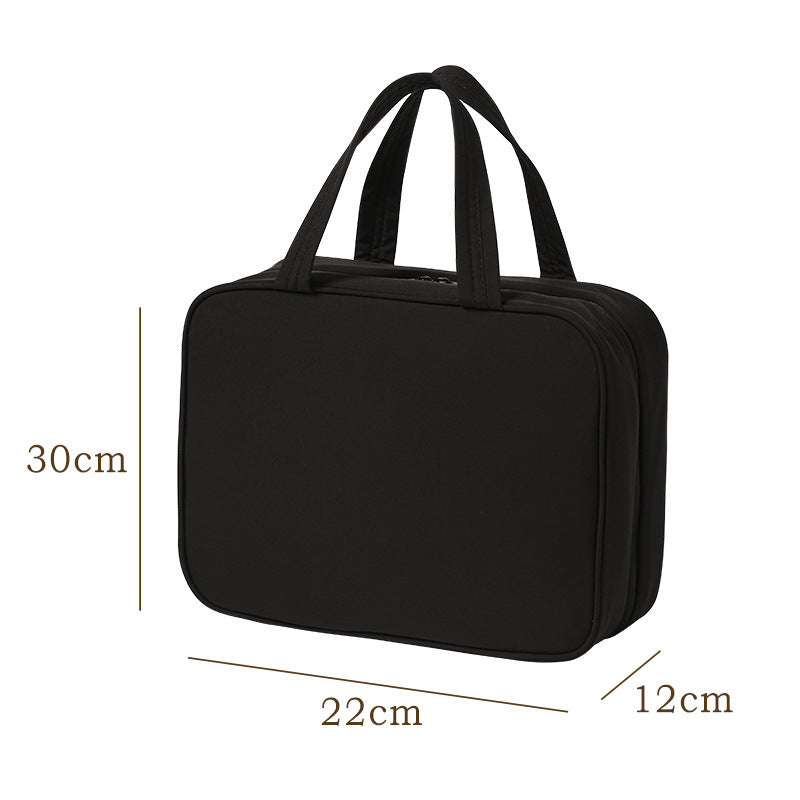 Hanging Travel Toiletry Bag - Large Capacity Makeup Organizer with Multiple Compartments