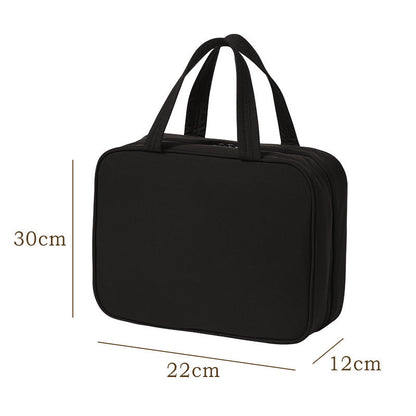 Hanging Travel Toiletry Bag - Large Capacity Makeup Organizer with Multiple Compartments