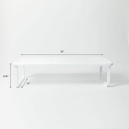 Wooden Shoe Shelf - White