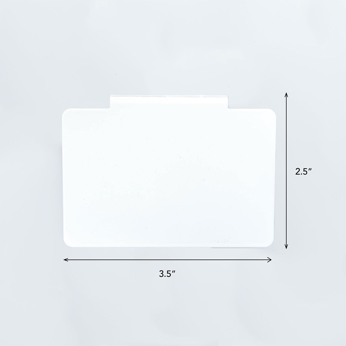 Bin Clip Label - White