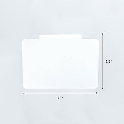 Bin Clip Label - White