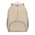 Beige backpack on a white background