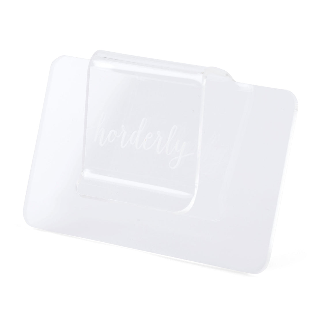 Clear Acrylic Bin Clip Label – image 2