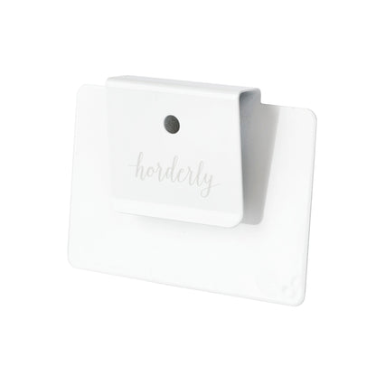 Bin Clip Label - White