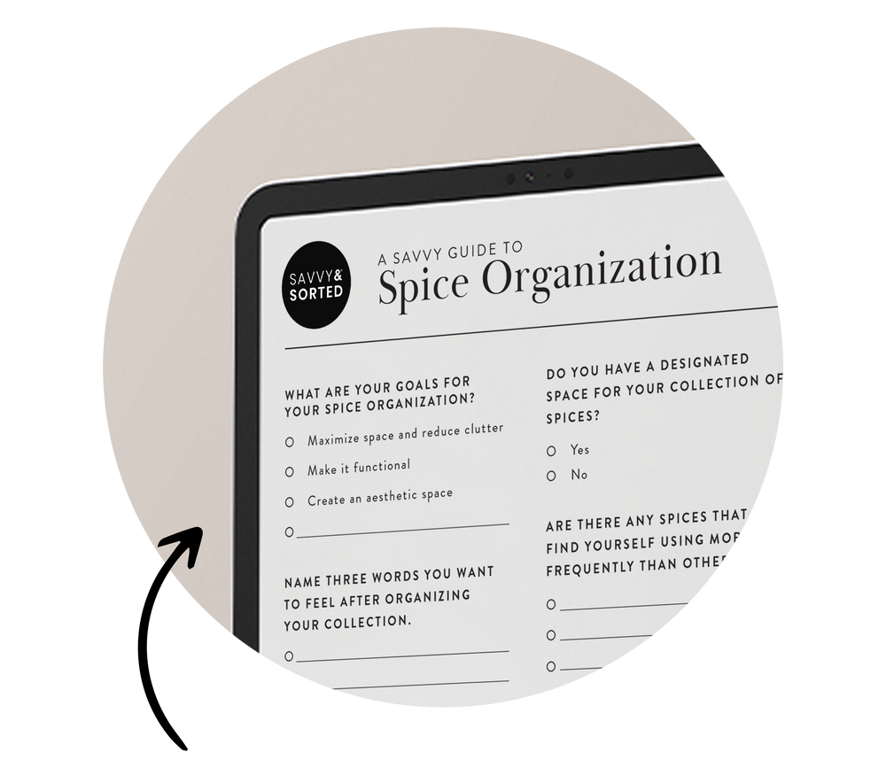 DIGITAL SPICE LIST – Savvy & Sorted