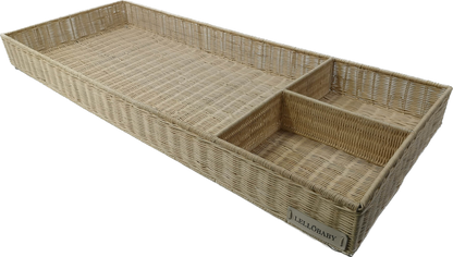 LELLOBABY™ X Hampton BABY-  Rattan Wicker Changing Tray Premier Plus+