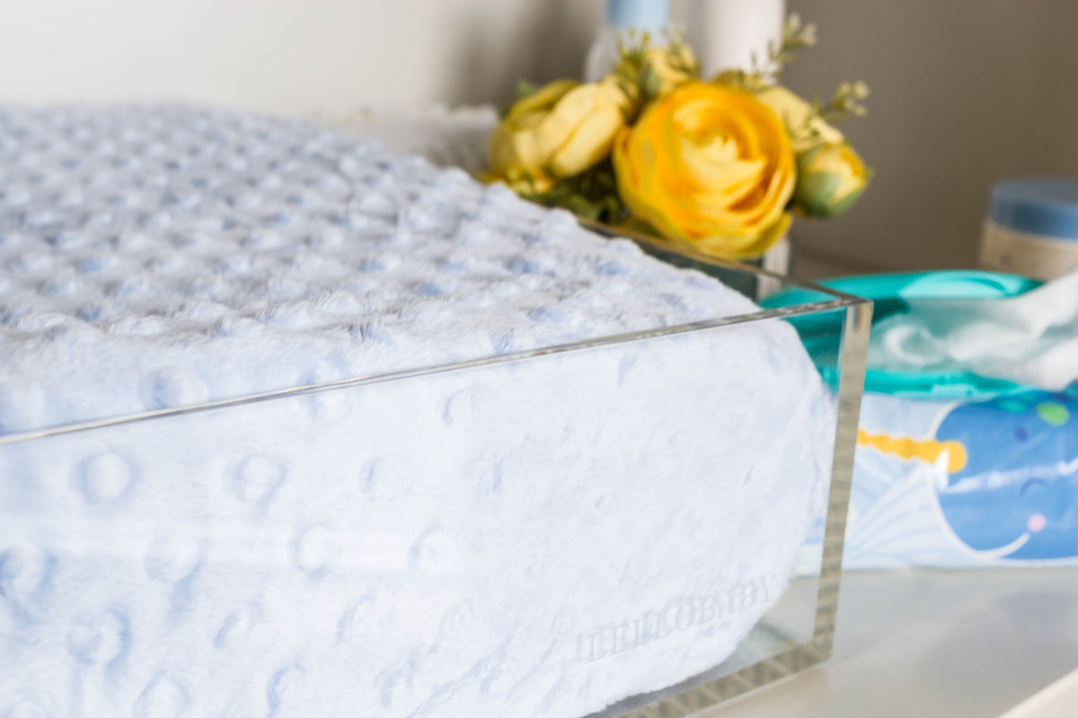 LELLOBABY™ -  8mm Thick Deluxe Edition Acrylic Diaper Changing Tray PLUS+