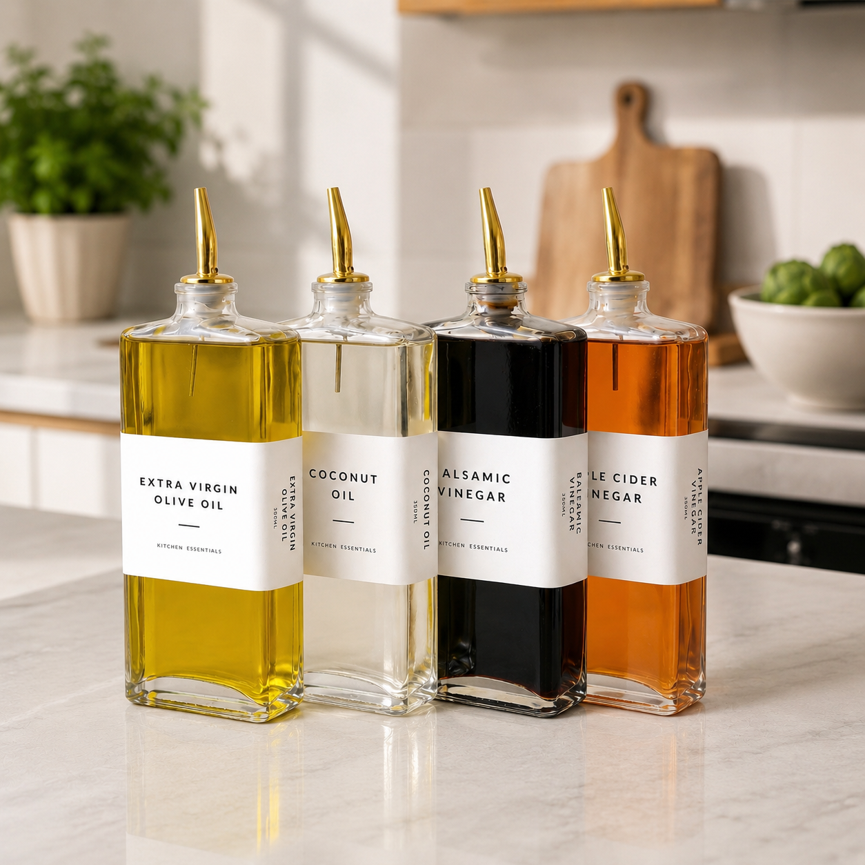 Glass Oil Dispenser 2 pk