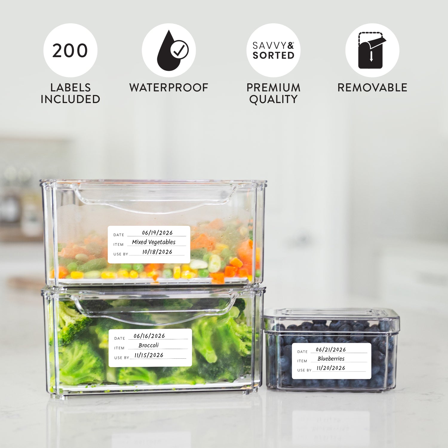 Meal Prep and Freezer Food Labels