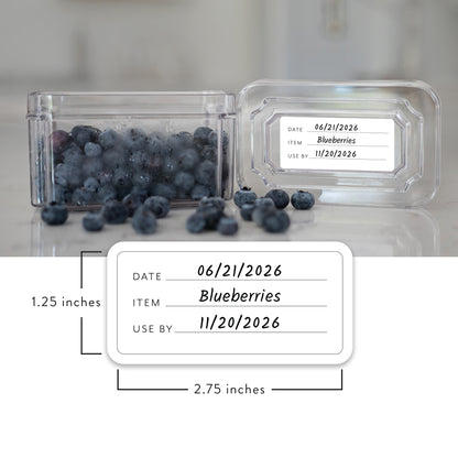 Meal Prep and Freezer Food Labels