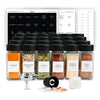 Black Spice Jars with Labels - 24 PACK