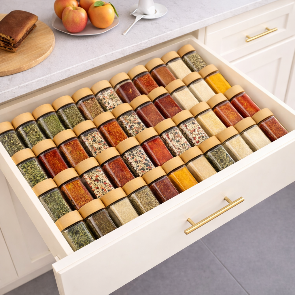 Large Spice Drawer Organization Set